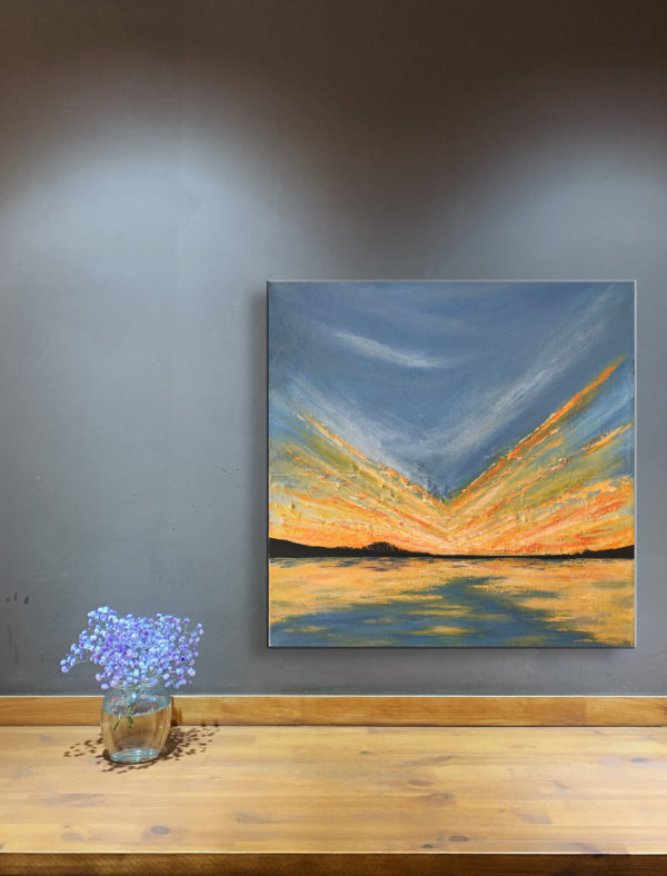 Marigold Sky | 16x16