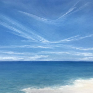 calming beach painting