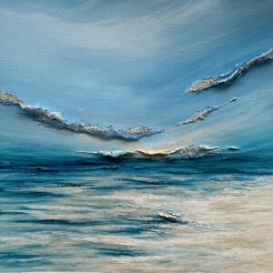 seascape turquoise painting